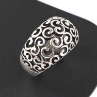 ANILLO CALADO PLATEADO (18)