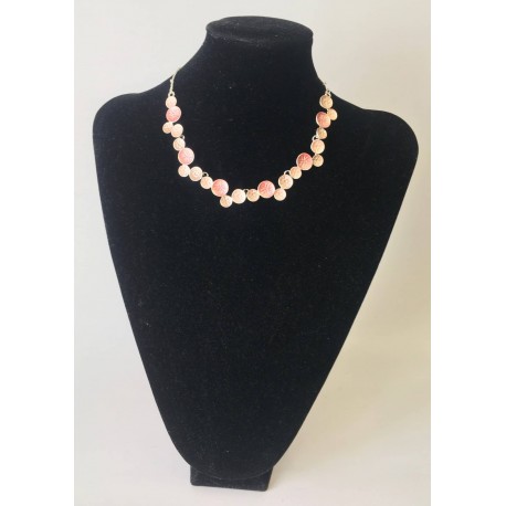 Collar Aros Rosa