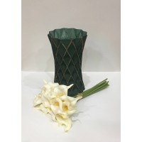 Jarron-cristal-verde