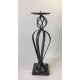 Candelabro Metal Gris