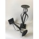 Candelabro Metal Gris