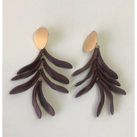 Pendientes-hojas