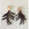 Pendientes-hojas