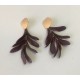 Pendientes-hojas