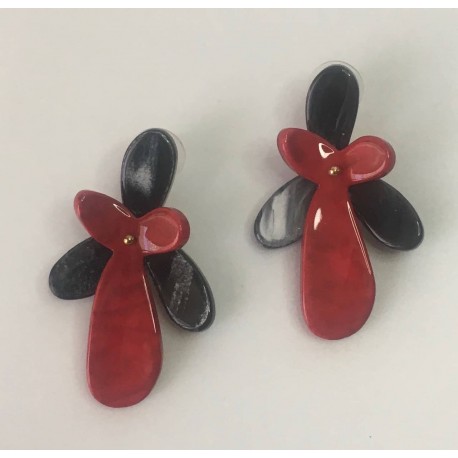 Pendientes-hojas-rojas