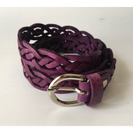 cinturon-cuero-trenza-morado