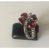 anillo-flor-roja
