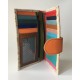 Cartera Piel Naranja