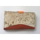 Cartera Piel Naranja
