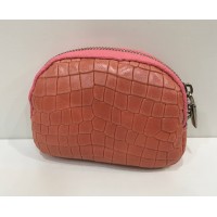 Monedero Piel Rosa Palo