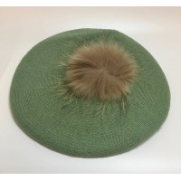 Boina Verde Pompón