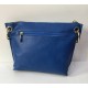 Bolso Bandolera Piel Azul