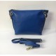 Bolso Bandolera Piel Azul