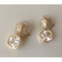 pendientes-pinza-cristal-dorado