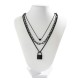 Collar Corazón Negro
