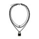 Collar Corazón Negro