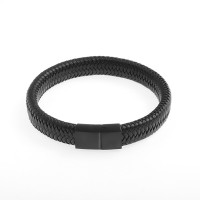 pulsera-cuero-negra