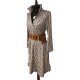 Vestido Marrón Camel 