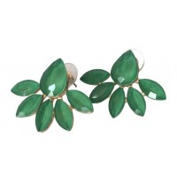 Pendientes Hojas Verdes