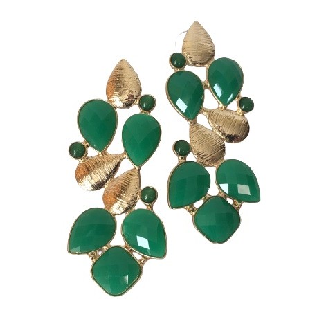 pendientes-dorados-verdes