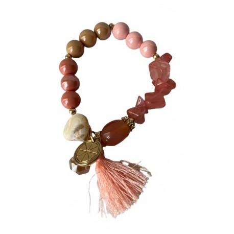 pulsera-bolas-rosas