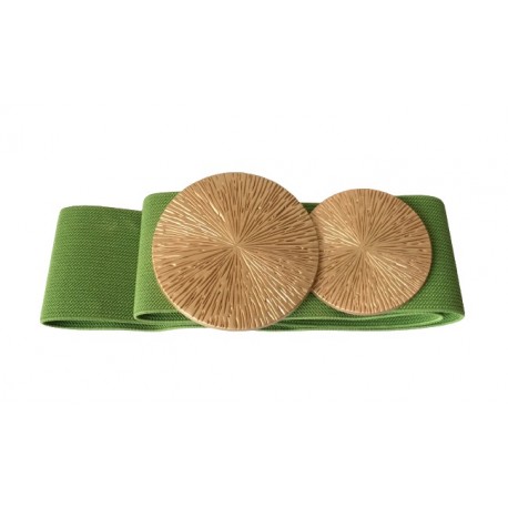 Cinturón Fiesta Verde Oro