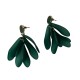 Pendientes Flor Verde British
