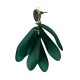Pendientes Flor Verde British