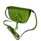 Bolso Bandolera Piel Verde Lima