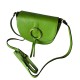 Bolso Bandolera Piel Verde Lima