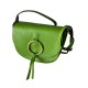 Bolso Bandolera Piel Verde Lima