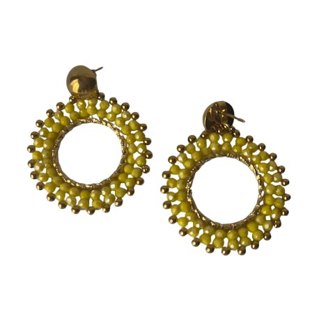Pendientes Aros Amarillos