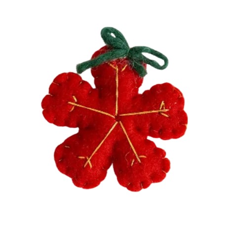 Adorno Navidad Estrella Roja