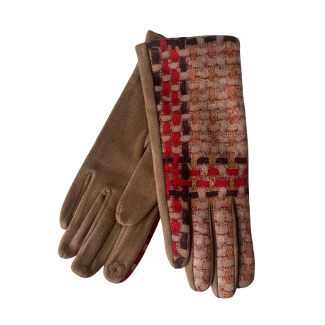Guantes Invierno Rojos Teja
