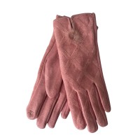 Guantes Rosas Pompón
