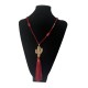 Collar Cactus Rojo