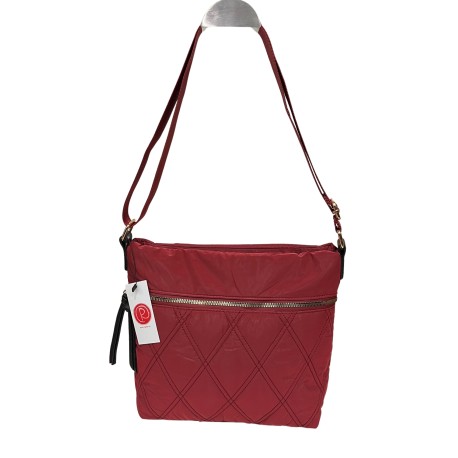 Bolso Bandolera Rojo Granate