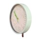 Reloj Pared Verde Menta