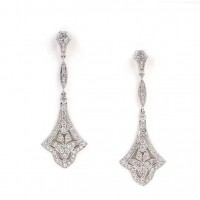 Pendientes Retro Plateados