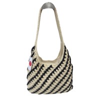 Bolso Crochet Hombro Beige