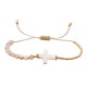 Pulsera Cruz Nácar