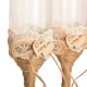 Copas Boda Rafia Set