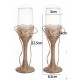 Copas Boda Rafia Set