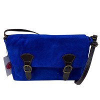 Bolso Piel Azul Intenso