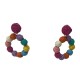 Pendientes Colores Rafia