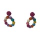 Pendientes Colores Rafia