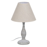 Lámpara Mesa Gris Vintage
