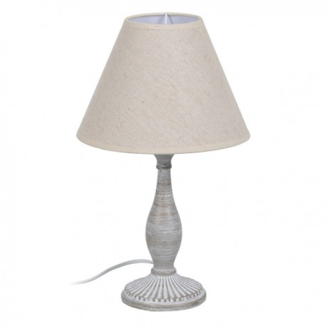 Lámpara Mesa Gris Vintage