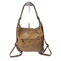 Bolso Mochila Marrón Taupé
