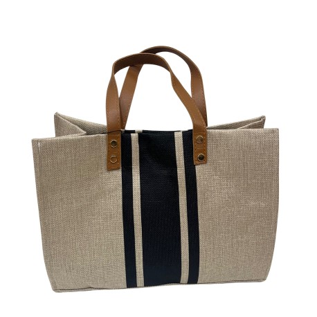 Bolso Lona Asas Beige Verano